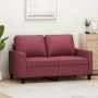 Sofá de 2 plazas de tela rojo tinto 120 cm | Foru.es | Tu tienda online para hogar, jardín y más Foro24.es