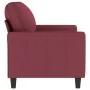 Sofá de 2 plazas de tela rojo tinto 120 cm | Foru.es | Tu tienda online para hogar, jardín y más Foro24.es
