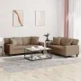 Juego de sofás con cojines 2 piezas cuero sintético capuchino | Foru.es | Tu tienda online para hogar, jardín y más Foro24.es