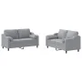 Juego de sofás con cojines 2 piezas tela gris claro by , Sofas - Ref: Foro24-3201818, Price: 455,31 €, Discount: -5%%