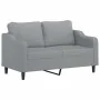 Juego de sofás con cojines 2 piezas tela gris claro by , Sofas - Ref: Foro24-3201818, Price: 455,31 €, Discount: -5%%