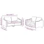 Juego de sofás con cojines 2 piezas tela gris claro by , Sofas - Ref: Foro24-3201818, Price: 455,31 €, Discount: -5%%