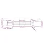 Juego de sofás 3 piezas terciopelo rosa de , Sofás - Ref: Foro24-3201937, Precio: 698,82 €, Descuento: -5%%