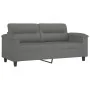 Juego de sofás con cojines 2 piezas tela microfibra gris oscuro by , Sofas - Ref: Foro24-3202316, Price: 457,67 €, Discount: ...
