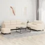 Juego de sofás con cojines 3 piezas tela microfibra beige by , Sofas - Ref: Foro24-3202349, Price: 642,18 €, Discount: -5%%
