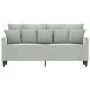 Sofá de 2 plazas de terciopelo gris claro 140 cm de , Sofás - Ref: Foro24-359303, Precio: 231,92 €, Descuento: -5%%