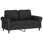 Juego de sofás con cojines 4 piezas terciopelo negro de , Sofás - Ref: Foro24-3202205, Precio: 854,67 €, Descuento: -5%%