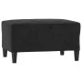 Juego de sofás con cojines 4 piezas terciopelo negro de , Sofás - Ref: Foro24-3202205, Precio: 854,67 €, Descuento: -5%%