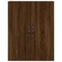 Aparador alto madera contrachapada marrón roble 69,5x34x180 cm | Foru.es | Tu tienda online para hogar, jardín y más Foro24.es