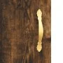 Aparador alto madera contrachapada roble ahumado 69,5x34x180 cm | Foru.es | Tu tienda online para hogar, jardín y más Foro24.es