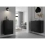 FMD Cómoda con cajón y puertas negro 89,1x31,7x81,3 cm | Foru.es | Tu tienda online para hogar, jardín y más Foro24.es