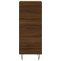Aparador alto madera contrachapada roble marrón 34,5x34x180 cm | Foru.es | Tu tienda online para hogar, jardín y más Foro24.es