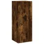 Aparador de madera contrachapada roble ahumado 34,5x34x180 cm | Foru.es | Tu tienda online para hogar, jardín y más Foro24.es