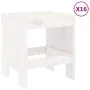 Juego de comedor de jardín 17 piezas madera maciza pino blanco | Foru.es | Tu tienda online para hogar, jardín y más Foro24.es