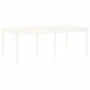Juego de comedor de jardín 17 piezas madera maciza pino blanco | Foru.es | Tu tienda online para hogar, jardín y más Foro24.es