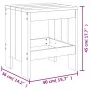 Juego de comedor de jardín 17 piezas madera maciza pino blanco | Foru.es | Tu tienda online para hogar, jardín y más Foro24.es