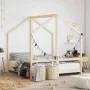 Estructura de cama deniños madera maciza de pino 2x(70x140) cm | Foru.es | Tu tienda online para hogar, jardín y más Foro24.es