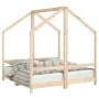 Estructura de cama deniños madera maciza de pino 2x(70x140) cm | Foru.es | Tu tienda online para hogar, jardín y más Foro24.es