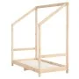 Estructura de cama deniños madera maciza de pino 2x(70x140) cm | Foru.es | Tu tienda online para hogar, jardín y más Foro24.es