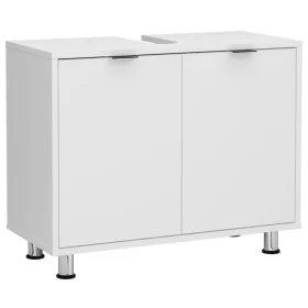 FMD Armario para lavabo blanco 70x32,9x49,5 cm