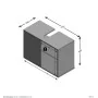 FMD Armario para lavabo blanco 70x32,9x49,5 cm | Foru.es | Tu tienda online para hogar, jardín y más Foro24.es