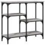 Mesa consola madera de ingeniería gris Sonoma 80x29x75 cm | Foru.es | Tu tienda online para hogar, jardín y más Foro24.es