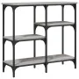 Mesa consola madera de ingeniería gris Sonoma 80x29x75 cm | Foru.es | Tu tienda online para hogar, jardín y más Foro24.es
