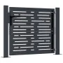 Puerta de jardín acero gris antracita diseño cuadrado 105x105cm de , Puertas de jardín - Ref: Foro24-153191, Precio: 157,26 €...