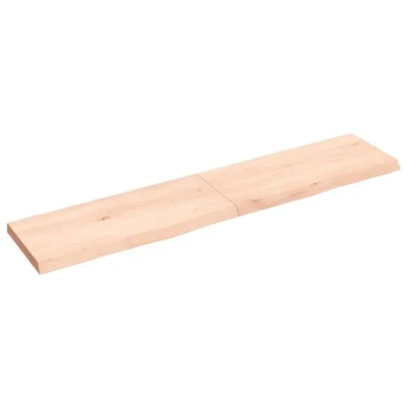 Estante de pared madera maciza roble sin tratar 140x30x(2-4) cm | Foru.es | Tu tienda online para hogar, jardín y más Foro24.es