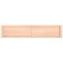 Estante de pared madera maciza roble sin tratar 140x30x(2-4) cm | Foru.es | Tu tienda online para hogar, jardín y más Foro24.es