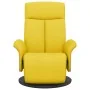 Sillón reclinable con reposapiés tela amarillo claro | Foru.es | Tu tienda online para hogar, jardín y más Foro24.es