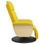 Sillón reclinable con reposapiés tela amarillo claro | Foru.es | Tu tienda online para hogar, jardín y más Foro24.es