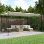 Pérgola con cubierta retráctil color crema 395x292x230 cm de , Carpas y cenadores - Ref: Foro24-360117, Precio: 305,16 €, Des...