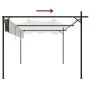 Pérgola con cubierta retráctil color crema 395x292x230 cm de , Carpas y cenadores - Ref: Foro24-360117, Precio: 305,16 €, Des...