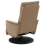 Sillón reclinable con reposapiés cuero sintético capuchino de , Sillones - Ref: Foro24-356548, Precio: 209,52 €, Descuento: -5%%