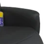 Sillón reclinable masaje con reposapiés cuero sintético negro de , Sillones - Ref: Foro24-356557, Precio: 250,75 €, Descuento...