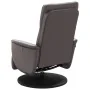 Sillón reclinable de masaje con reposapiés cuero sintético gris | Foru.es | Tu tienda online para hogar, jardín y más Foro24.es