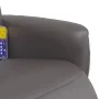 Sillón reclinable de masaje con reposapiés cuero sintético gris | Foru.es | Tu tienda online para hogar, jardín y más Foro24.es