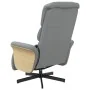 Sillón reclinable de masaje con reposapiés tela gris claro | Foru.es | Tu tienda online para hogar, jardín y más Foro24.es