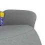 Sillón reclinable de masaje con reposapiés tela gris claro | Foru.es | Tu tienda online para hogar, jardín y más Foro24.es