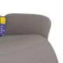 Sillón reclinable de masaje con reposapiés tela gris taupe | Foru.es | Tu tienda online para hogar, jardín y más Foro24.es
