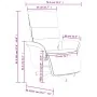 Sillón reclinable de masaje con reposapiés tela gris taupe | Foru.es | Tu tienda online para hogar, jardín y más Foro24.es