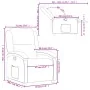 Sillón reclinable de terciopelo rojo tinto by , Armchairs - Ref: Foro24-371802, Price: 210,10 €, Discount: -5%%
