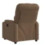 Sillón reclinable con masaje de tela marrón by , Armchairs - Ref: Foro24-372495, Price: 245,19 €, Discount: -5%%