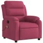 Sillón de masaje reclinable de terciopelo vino tinto | Foru.es | Tu tienda online para hogar, jardín y más Foro24.es