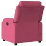 Sillón de masaje reclinable de terciopelo vino tinto | Foru.es | Tu tienda online para hogar, jardín y más Foro24.es