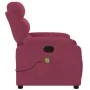 Sillón de masaje reclinable de terciopelo vino tinto | Foru.es | Tu tienda online para hogar, jardín y más Foro24.es