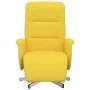 Sillón reclinable con reposapiés tela amarillo claro | Foru.es | Tu tienda online para hogar, jardín y más Foro24.es