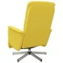 Sillón reclinable con reposapiés tela amarillo claro | Foru.es | Tu tienda online para hogar, jardín y más Foro24.es