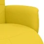 Sillón reclinable con reposapiés tela amarillo claro | Foru.es | Tu tienda online para hogar, jardín y más Foro24.es